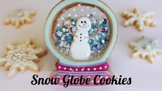 Snowman Snow Globe Cookies [upl. by Say]