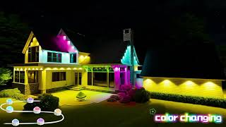 Led Strip Light Holiday Waterproof Rgbic Led Permanent Outdoor Light Rgb Ip68 Wifi Control Christmas [upl. by Shawn]