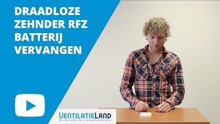 Hoe VERVANG ik een BATTERIJ in de STORK DRAADLOZE BEDIENING  Ventilatielandnl [upl. by Claybourne]