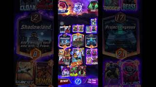 marvelsnap Random card Arishem deck By the way show off the red universe border [upl. by Ittocs294]