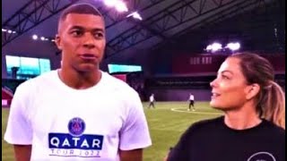 Laure Boulleau marque un but face à Donnarumma et Kylian Mbappé se moque delle 14072022 [upl. by Ludie127]