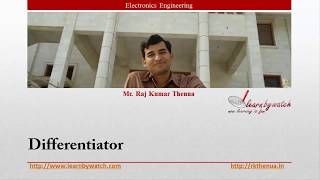 Differentiator  Hindi Urdu  Electronics Engineering by Raj Kumar Thenua [upl. by Weasner]