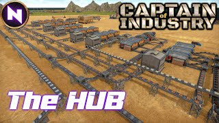 Belted Truckless HUB ConstructMaintainVehicleScience  09  Captain of Industry  Lets Play [upl. by Atenahs]