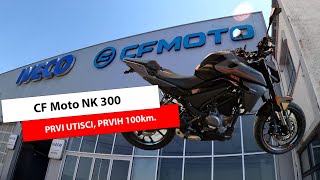 Kupovina NOVOG CF MOTO NK300 Motora i prvi utisci [upl. by Nnahgaem]