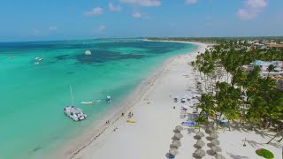 Bavaro Beach Walking Tour  Punta Cana [upl. by Allicserp548]