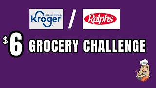 6 EXTREME BUDGET CHALLENGE AT KROGERS [upl. by Atinel976]