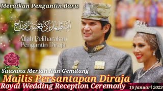 Majlis Persantapan Diraja  Royal Wedding Banquet Ceremony 1612023 [upl. by Gnet]