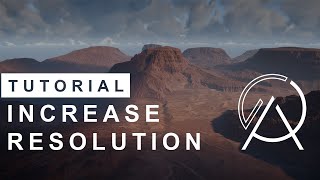 Unity Tutorial Atlas Unity Terrain Editor  How to Increase Resolution [upl. by Illah]