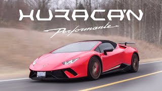 2018 Lamborghini Huracan Performante Spyder Review  Screaming V10 [upl. by Luella670]