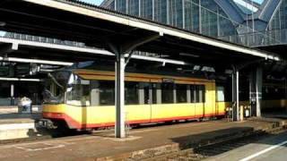 Karlsruhe Hbf Ausfahrt SBahn nach Forbach und Einfahrt SBahn von Freudenstadt [upl. by Ciri]