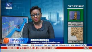 Business Morning Energy Market Review With Dolapo Oni [upl. by Carmon]