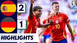 Испания обыграла Германию на Евро 24 Отомстили за Педри Обзор Голы Spain Germany Highlights Goals [upl. by Adnilab]