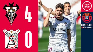 RESUMEN  Albacete Balompié 40 Atlético Sanluqueño CF  PrimeraRFEF  Jornada 31  Grupo 2 [upl. by Asseralc]