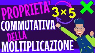 PROPRIETA COMMUTATIVA della MOLTIPLICAZIONE  Concetto Rappresentazioni Esempi Aritmetica24 [upl. by Nazar800]