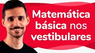 MATEMÁTICA BÁSICA NOS VESTIBULARES  PROENEM AO VIVO [upl. by Ecnav]