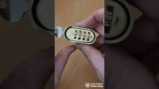 How to change the code on a Combination Padlock [upl. by Wincer]