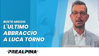 Busto Arsizio  L’ultimo abbraccio a Luca Torno [upl. by Ahsineb]