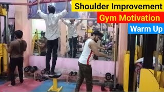 Gym Motivation  Warm Up Exercises  Warm up exercises before workout  Shoulder warm up Workout [upl. by Attenna]