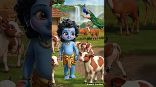 Chhoti Chhoti Gaiya kanha littlekrishna ytshorts ai [upl. by Katine826]