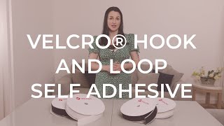 VELCRO® Hook and loop self adhesive  Product video [upl. by Bordiuk]