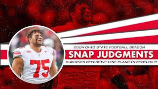 Snap Judgments Ohio State moving pieces on the offensive line ahead of topfive tilt with Indiana [upl. by Maddalena387]