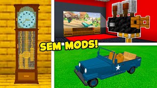 ✔️ 5 COISAS QUE VOCÊ PODE CONSTRUIR NO MINECRAFT [upl. by Agbogla382]