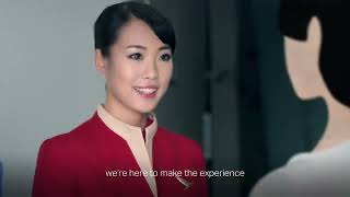 Cathay Pacific Airlines Inflight safety video [upl. by Tselec204]