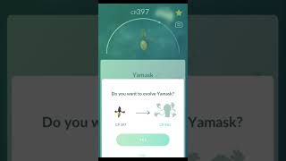 👻✨ Ancient Awakening Yamask Transforms into Cofagrigus 🏺pokemongoshorts popular vira lpokemon [upl. by Ohcamac]