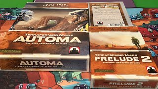 Terraforming Mars prelude 2Automa unboxing [upl. by Standford]