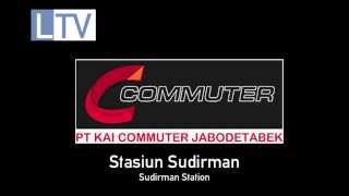 KRL Commuter Jabodetabek station announcements [upl. by Livy]