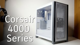 Corsair 4000D Airflow amp 4000X teardown and tour [upl. by Ahsen]