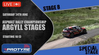 LIVE Argyll Rally 2023  Stage 8  Protyre Motorsport UK Asphalt Rally Championship [upl. by Nettie]