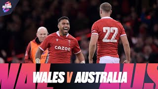 Wales v Australia  Extended Match Highlights  Autumn Nations Series [upl. by Eintruoc542]