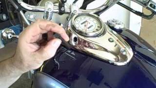 How To Install an Odometer Knob on a 650 VStar [upl. by Ollecram456]