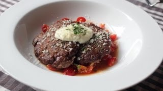 Beef Medallions with Fresh Horseradish Cream and Cherry Tomato Salad [upl. by Pilif]