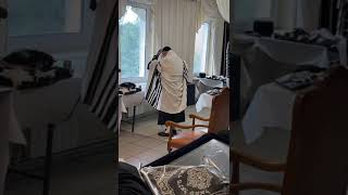 Satmar Rebbe Putting on Tefillin In Lizensk [upl. by Analos732]