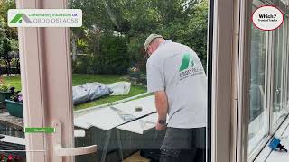 Conservatory Insulations UK EPDM Rubber Roof Replacement amp Internal Insulation Watford [upl. by Eelta]