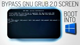 Stuck in GNU Grub 20 Screen Try this [upl. by Ayhtnic]