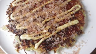 Okonomiyaki Osaka Soul Food  Recipe [upl. by Saidel]