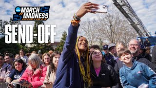 UConn Womens Basketball  NCAA Tournament Campus SendOff [upl. by Cathrine]