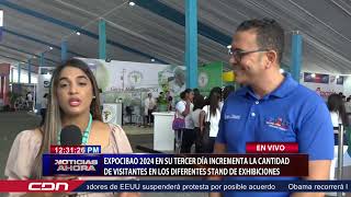 Expo Cibao 2024 en su tercer día incrementa la cantidad de visitantes en los diferentes stand [upl. by Airdnua]