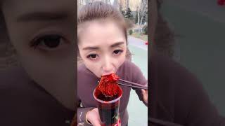 Chinese Eating Spicy Food Challenge [upl. by Onairotciv]