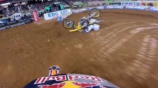 GoPro Ken Roczen and Ryan Villopotos Battle for First  2014 Monster Energy Supercross Atlanta [upl. by Misak321]