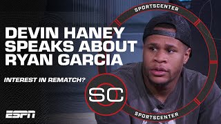 Devin Haney reacts to Ryan Garcia’s positive drug test This guy showed his character  SportsCenter [upl. by Alicul]