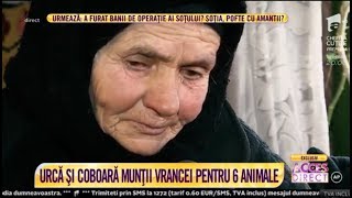 La 80 de ani nevoită să meargă 12 kilometri pe zi prin Munții Vrancei [upl. by Yrogerg]