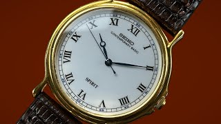 SEIKO CONTEMPORARY BASIC SPIRIT CAL5S217000 SUPER SMOOTH SWEEPING [upl. by Suiratnod52]