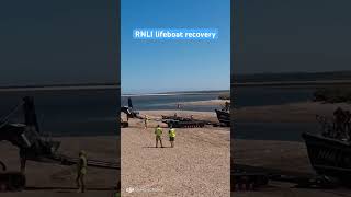 RNLI Lifeboat recovery Wells next sea [upl. by Rebmit272]