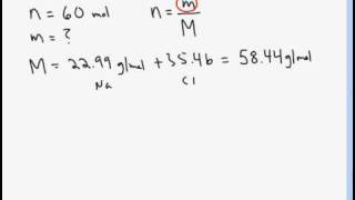 Molar Conversions Grams to Moles and Moles to Grams [upl. by Hogen]