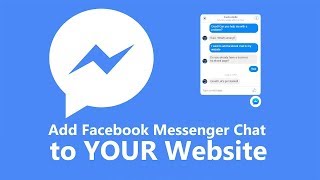 Add Facebook Messenger Chat plugin in your website [upl. by Schroth]