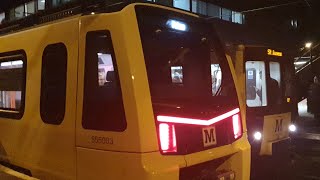 Night Testing Tyne And Wear Metro Class 555003 On Test [upl. by Abeu]